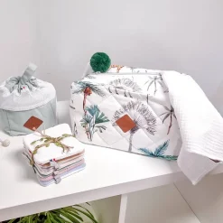 Sevira Kids Lingettes lavables en bambou 8 pièces Safari