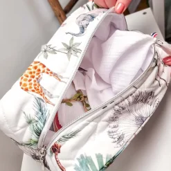 Sevira Kids Lingettes lavables en bambou 8 pièces Safari