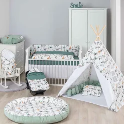 Sevira Kids Lingettes lavables en bambou 8 pièces Safari