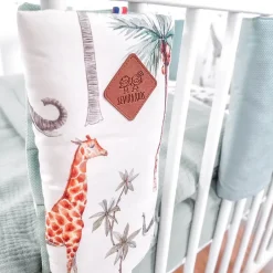 Sevira Kids Lingettes lavables en bambou 8 pièces Safari