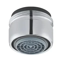 Presto Lot de 2 aérateurs antitartre avec limiteur de débit 3 l/min M 24x1 chromé