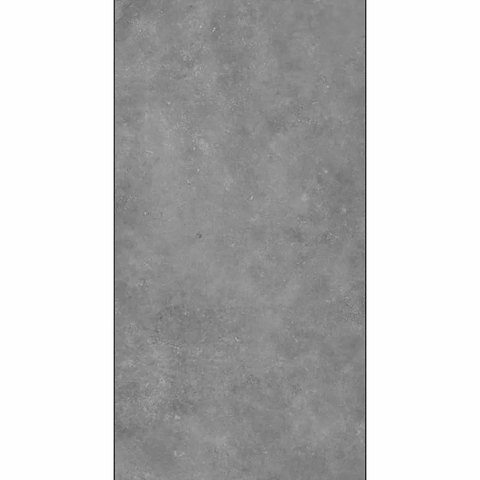 Decoon Lot de 4 Dalles Murales Douche SPC/PVC Décor effet Pierre Gris - 59,2x118,4cm - 2,8M²