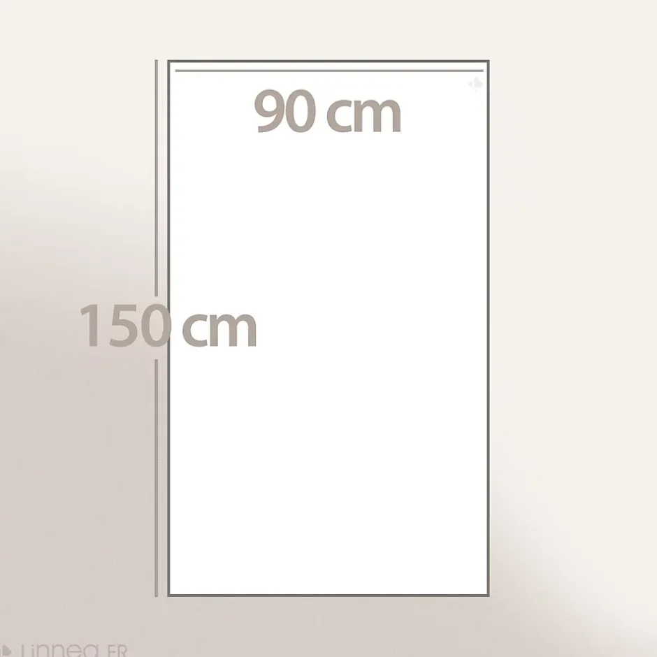 Linnea Lot de 2 draps de bain 90x150 cm ALPHA bleu Ciel