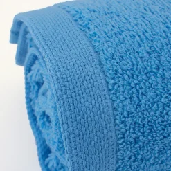 Linnea Lot de 2 draps de douche 70x130 cm ALPHA bleu Turquoise
