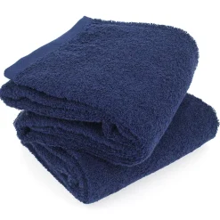 Linnea Lot de 2 draps de douche 70x130 cm ALPHA bleu Marine* Serviette De Bain