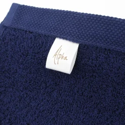 Linnea Lot de 2 draps de douche 70x130 cm ALPHA bleu Marine* Serviette De Bain
