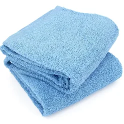 Linnea Lot de 2 draps de douche 70x130 cm ALPHA bleu Ciel* Serviette De Bain