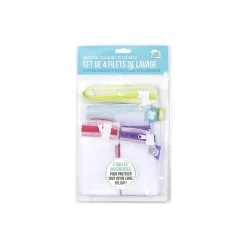 Je Cherche Une Idée Lot de 4 Filets de Lavage "Fragile" 53cm Transparent* Etendoir À Linge