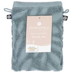 Atmosphera Créateur D'Intérieur Lot de 2 gants - coton - bleu - 15x21 cm - Atmosphera