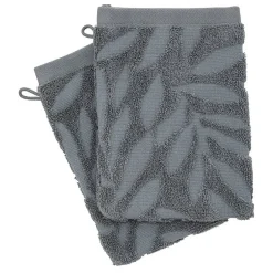Atmosphera Créateur D'Intérieur Lot de 2 gants - coton - gris foncé - 15x21 cm - Atmosphera* Serviette De Toilette