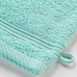 Eden Lot de 2 gants de toilette 15 x 21 cm Tendresse vert celadon