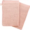 Atmosphera Créateur D'Intérieur Lot de 2 gants de toilette - coton 450 gr/m² - rose 15x21 cm - Atmosphera* Gant De Toilette
