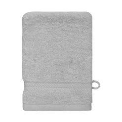 Sensei Maison Lot de 3 gants de toilette 550 g/m² Gris Perle 16x22 cm LUXURY