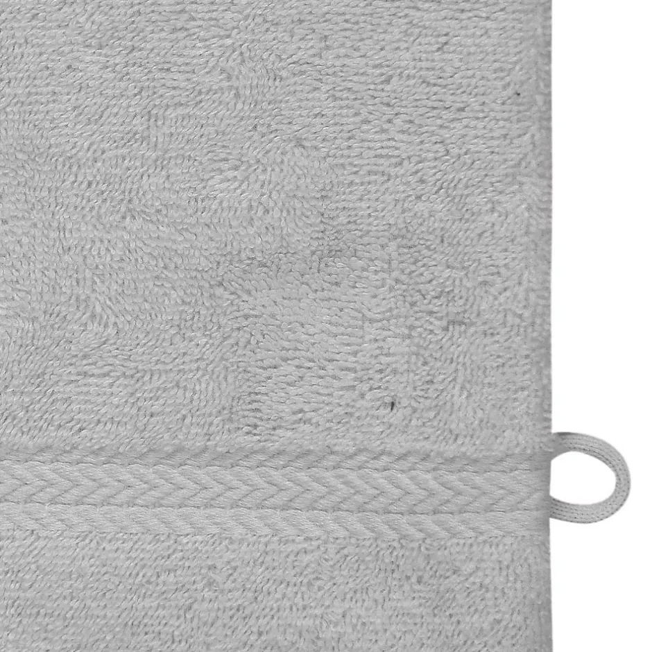 Sensei Maison Lot de 3 gants de toilette 550 g/m² Gris Perle 16x22 cm LUXURY