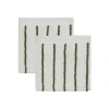 OYOY Living Lot de 2 gants de toilette blanc en coton organique h30x30cm* Serviette De Toilette