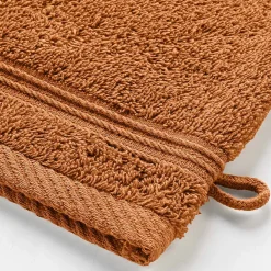 Eden Lot de 2 gants de toilette 15 x 21 cm Tendresse caramel