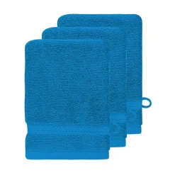 Sensei Maison Lot de 3 gants de toilette 550 g/m² Ocean 16x22 cm LUXURY* Gant De Toilette