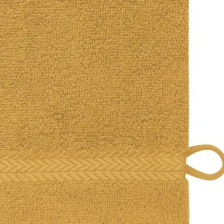 Sensei Maison Lot de 3 gants de toilette 550 g/m² Caramel 16x22 cm LUXURY* Gant De Toilette