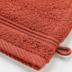 Eden Lot de 2 gants de toilette 15 x 21 cm Tendresse marsala* Serviette De Toilette