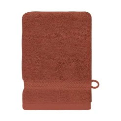 Sensei Maison Lot de 3 gants de toilette 550 g/m² Terracota 16x22 cm LUXURY