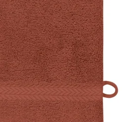 Sensei Maison Lot de 3 gants de toilette 550 g/m² Terracota 16x22 cm LUXURY