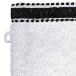 Atmosphera Créateur D'Intérieur Lot de 2 gants de toilette Joia - coton 550 gr/m² - blanc 15x21 cm - Atmosphera* Gant De Toilette