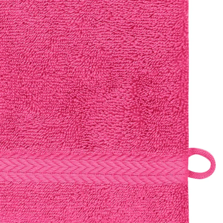 Sensei Maison Lot de 3 gants de toilette 550 g/m² Rose Indien 16x22 cm LUXURY