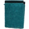 Atmosphera Créateur D'Intérieur Lot de 2 gants de toilette Joia - coton 550 gr/m² - bleu canard 15x21 cm - Atmosphera