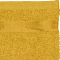 Eden Lot de 2 gants de toilette 15 x 21 cm Couleur moderne ocre