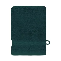 Sensei Maison Lot de 3 gants de toilette 550 g/m² Petrol 16x22 cm LUXURY