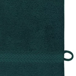 Sensei Maison Lot de 3 gants de toilette 550 g/m² Petrol 16x22 cm LUXURY