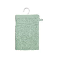 Atmosphera Créateur D'Intérieur Lot de 2 gants de toilette - coton 450 gr/m² - vert céladon 15x21 cm - Atmosphera* Gant De Toilette