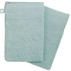Eden Lot de 2 gants de toilette 15 x 21 cm Couleur moderne bleu glacier* Gant De Toilette