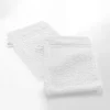 Eden Lot de 2 gants de toilette 15 x 21 cm Tendresse blanc