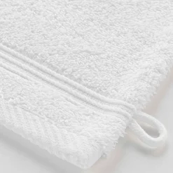 Eden Lot de 2 gants de toilette 15 x 21 cm Tendresse blanc