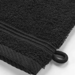 Eden Lot de 2 gants de toilette 15 x 21 cm Tendresse noir* Serviette De Toilette
