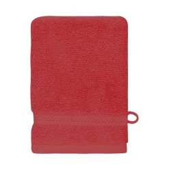 Sensei Maison Lot de 3 gants de toilette 550 g/m² Rubis 16x22 cm LUXURY* Gant De Toilette