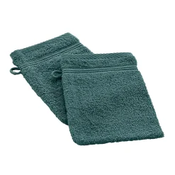 Eden Lot de 2 gants de toilette 15 x 21 cm Tendresse orage