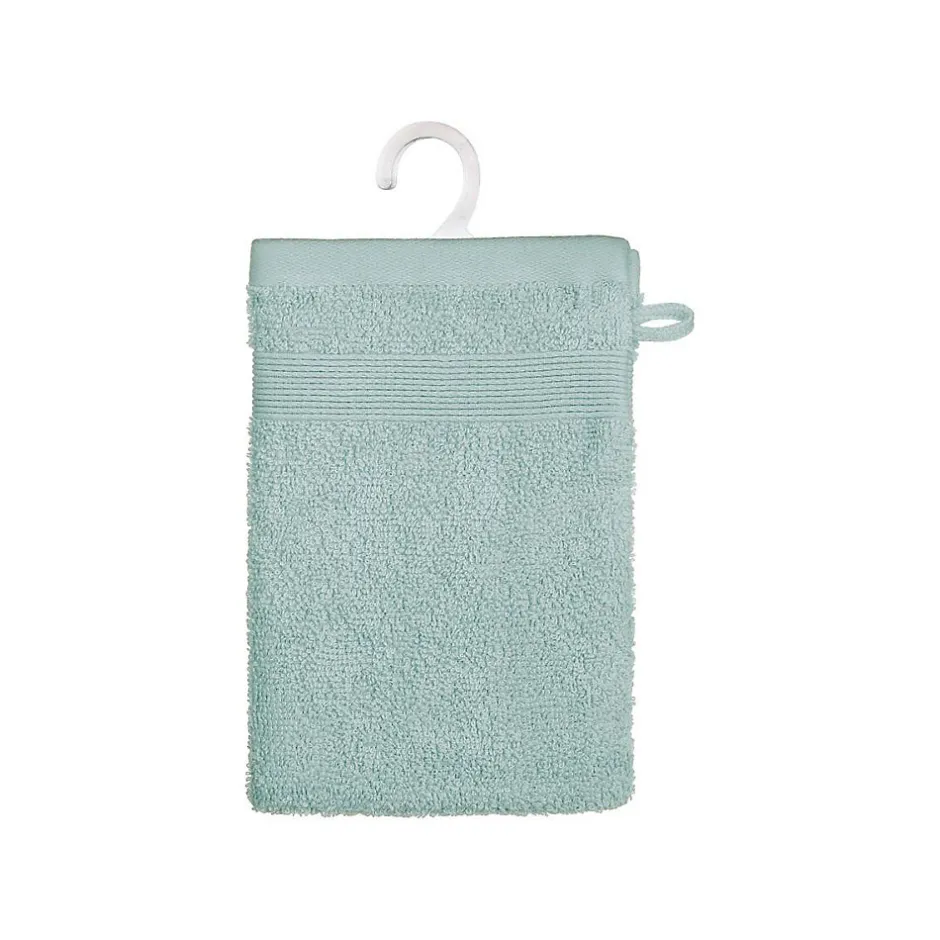 Atmosphera Créateur D'Intérieur Lot de 2 gants de toilette - coton 450 gr/m² - bleu givre 15x21 cm - Atmosphera* Gant De Toilette