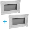 U-tile Lot de 2 niches de douche à carreler - formats intérieurs 40 x 20 cm - 9 cm de profondeur* Niche De Salle De Bains