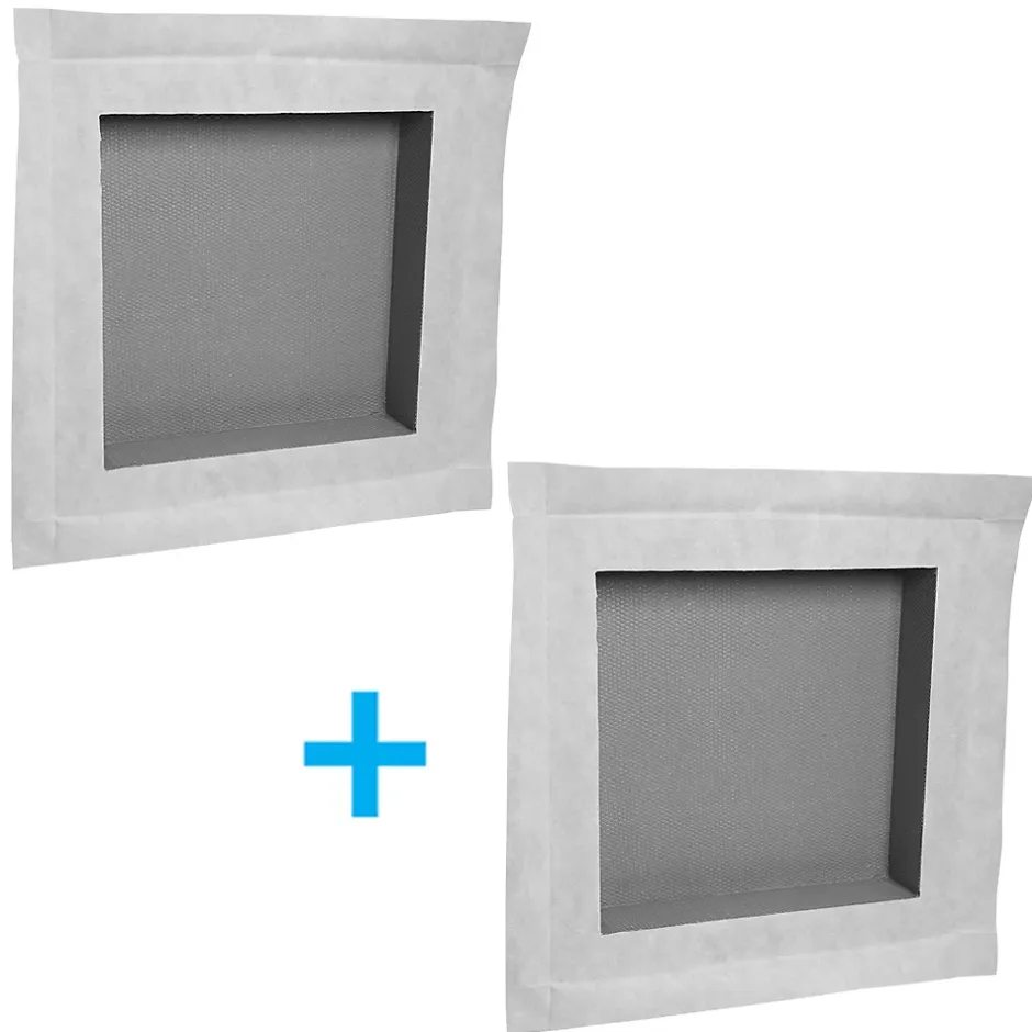 U-tile Lot de 2 niches de douche à carreler - formats intérieurs 40 x 40 cm - 9 cm de profondeur* Niche De Salle De Bains