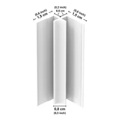 99Deco Lot de 2 panneaux de douche en aluminium (90x220 & 120x220 cm) + profilés blanc - Flowers in Rain - Multicolore