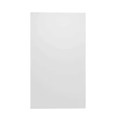 AICA Sanitaire Lot de 2 panneaux muraux de douche Blanc en aluminium avec 1 profilés, L40xL100xH210 cm ,protection murale,antimoisissure