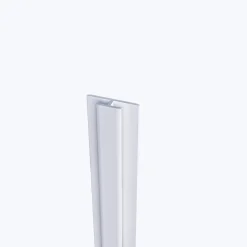 AICA Sanitaire Lot de 2 panneaux muraux de douche Blanc en aluminium avec 1 profilés, L40xL100xH210 cm ,protection murale,antimoisissure