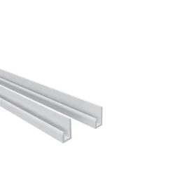 AICA Sanitaire Lot de 2 panneaux muraux de douche effet Marbre en Aluminium avec 3 profilés,L100xL100xH210cm ,Protection murale,Antimoisissure* Panneau Mural De Salle De Bains