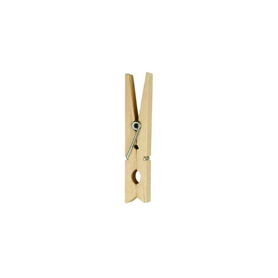 MSV Lot de 24 pinces à linge Bois