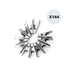 MSV Lot de 144 pinces à linge en inox* Etendoir À Linge