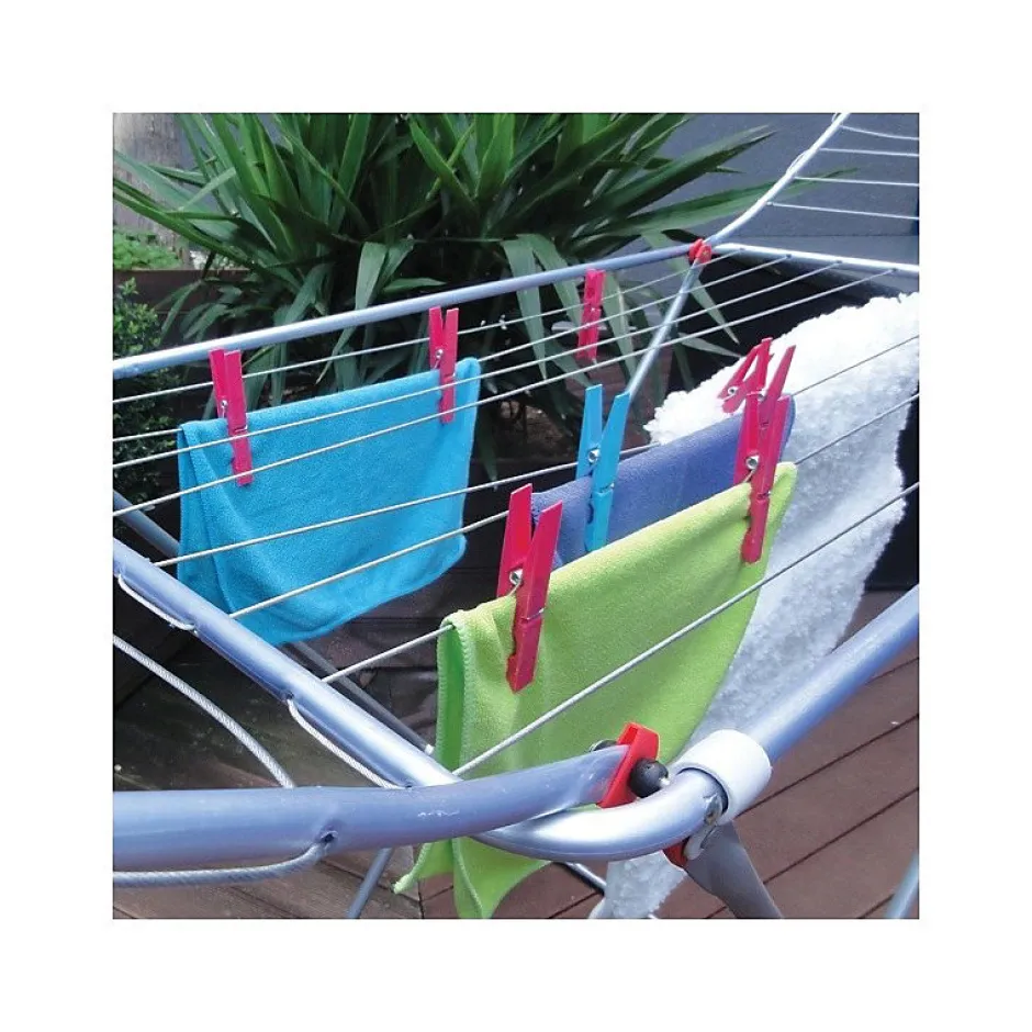 MSV Lot de 120 pinces à linge plastique* Etendoir À Linge