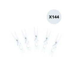 MSV Lot de 144 pinces à linge plastique géantes* Etendoir À Linge