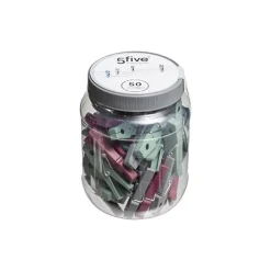 5Five Lot de 50 pinces à linge en plastique -